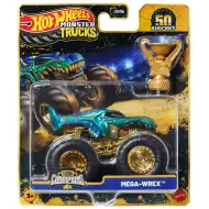 Hot Wheels Monster Trucks: Mega-Wrex Champion Spielzeugauto mit Pokal 1/64 - Mattel