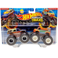 Hot Wheels Monster Trucks Town Hauler vs Dodge RAM Van Doppelpack - Mattel