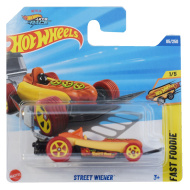 Hot Wheels: Street Wiener gelbes Spielzeugauto 1/64 - Mattel