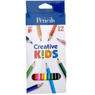 ICO: Creative Kids sechseckige Buntstifte 12er-Set