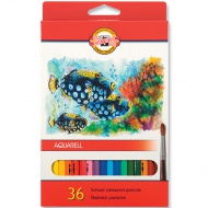 ICO: Koh-I-Noor Mondeluz 3719 Aquarell Buntstift-Set 36 Stück