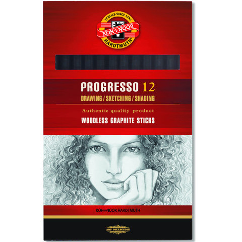 ICO: Progresso Graphitstift 8911/8B 12 Stk. Koh-I-Noor