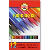 ICO: Progresso Pastellstifte 12 Stk Koh-I-Noor