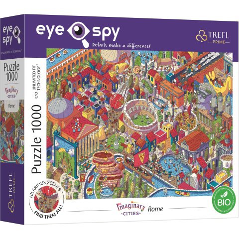 Imaginary Cities: Rom UFT 1000-teiliges Puzzle - Trefl