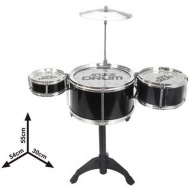 Jazz Drum Ständer 4-teiliges schwarzes Schlagzeug-Spielset