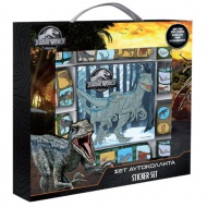 Jurassic World großes 1000-teiliges Aufkleberset in einer Tasche