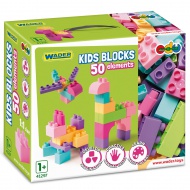 Kids Blocks Pastell Bausteine 50-tlg. Set - Wader