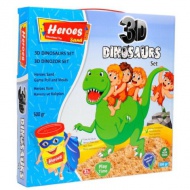 Kinetic Sand: Helden-Dinos oder Pony-Sandknetset mit Zubehör, 500g