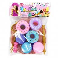 Kuchenteller mit Donuts Spielset