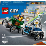 LEGO® City: Flugzeug vs. Krankenhausbett, Rennwagen-Set (60459)