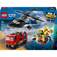 LEGO® City: Hubschrauber, Feuerwehrauto und U-Boot in einem Paket (60462)