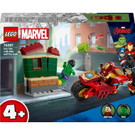 LEGO® Marvel: Iron Man mit Motorrad und Hulk (76287)