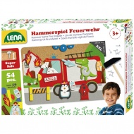 LENA: Hammerspiel-Korktafel-Set - Feuerwehr