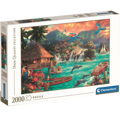 Leben auf der Insel HQC 2000-teilige Puzzle - Clementoni