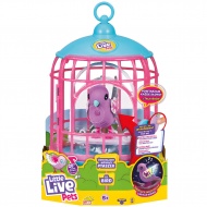 Little Live Pets: Polly interaktiver Papagei im Käfig mit Licht und Ton