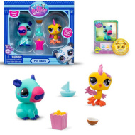 Littlest Pet Shop: Dschungel-Freunde - Capybara und Papagei Figurenpaket Serie 2.