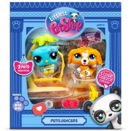 Littlest Pet Shop: Petfluencers tropischer Vogel und Hündchen 2er-Figurenset - Süßer Sonnenuntergang Serie 2