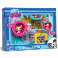 Littlest Pet Shop: Spaßfabrik Spielset mit 2 Figuren, Serie 1