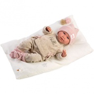 Llorens: Mimi Neugeborenes 40cm weinendes Baby mit Decke