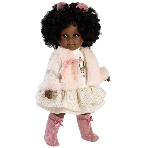 Llorens: Zuri afroamerikanische Puppe 35 cm