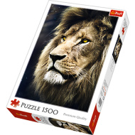 Löwenporträt 1500-teiliges Premium-Puzzle - Trefl