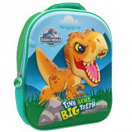 Luna: Jurassic World 3D abgerundeter Schulranzen, Rucksack 26x10x32cm