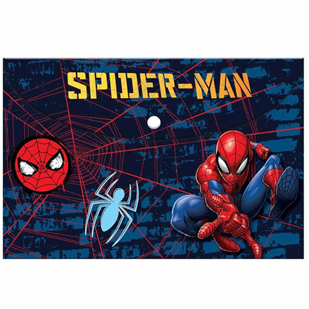 Luna: Spider-Man Kunststoff-Schnappverschlussmappe im A4-Format