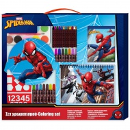 Luna: Spider-Man Malset mit Schablone und Aufklebern 54x47cm