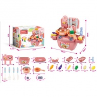 Mädchen Mini-Spielküchenset mit Zubehör 29cm