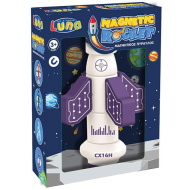 Magnetische Rakete in lila Farbe