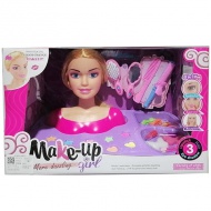 Make-Up frisierbarer Puppenkopf Spielset