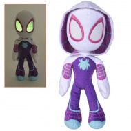 Marvel: Erstaunliche Freunde - Spider-Man Ghost Spider Plüschfigur mit im Dunkeln leuchtenden Augen 25cm