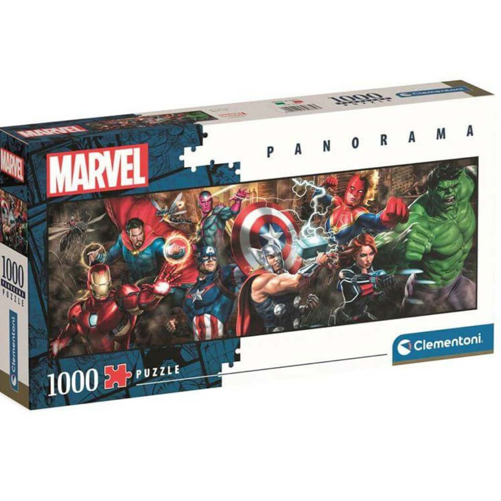 Marvel-Helden 1000-teilige Panorama-Puzzle - Clementoni