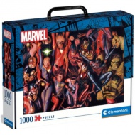 Marvel-Superhelden 1000-teilige Puzzle im Koffer-Aufbewahrungsbox - Clementoni