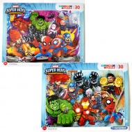 Marvel Superhelden gerahmtes 30-teiliges Puzzle - Clementoni