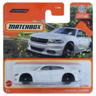 Matchbox: 2018 Dodge Charger weißes Spielzeugauto 1/64 – Mattel