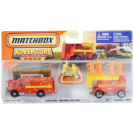 Matchbox: Hazard Squad Auto mit Anhänger Set 1/64 - Mattel