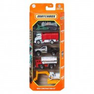 Matchbox: MBX Construction III Spielzeugautos 5er-Set - Mattel