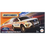 Matchbox: Pappschachtel 2016 Ford Interceptor Utility Spielzeugauto 1/64 - Mattel