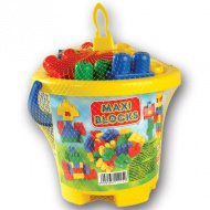 Maxi Blocks Eimer 24 Stück Bausteine - D-Toys