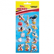 Mickey Maus 3D Puffy Sticker Set auf einem 10x22cm Bogen