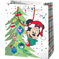 Mickey Maus Weihnachtsmuster Riesengeschenktasche 40x56x20cm