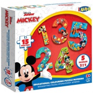 Mickey Maus Zahlen Puzzle 15-teilig