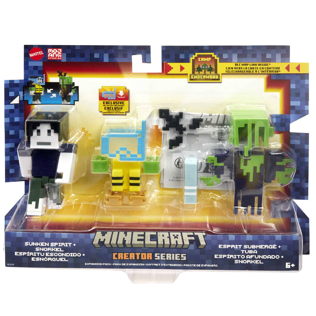 Minecraft: Creator Series Paket - Sunken Spirit und Schnorchel - Mattel