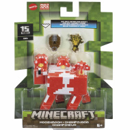 Minecraft: Mooshroom 8 cm Actionfigur mit Zubehör - Mattel