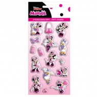 Minnie Maus 3D Puffy Sticker Set auf einem 10x22cm Bogen