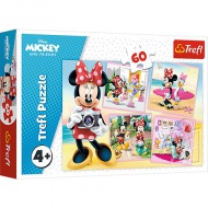 Minnie Maus: Charmantes Minnie-Puzzle 60-teilig - Trefl