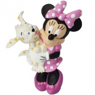 Minnie Maus Spielfigur mit ihrem Haustier