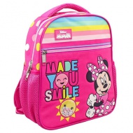 Minnie Maus rosa Kindergarten-Rucksack 27x10x31cm