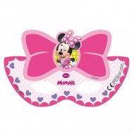 Minnie Maus rosa Papiermaske 6 Stück